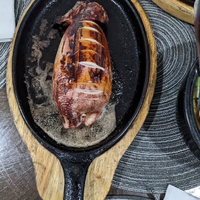 Grilled Squid.