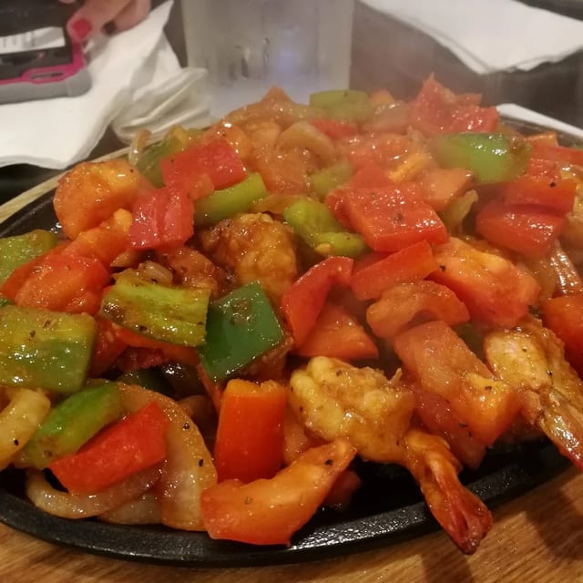 Sizzling Gambas.