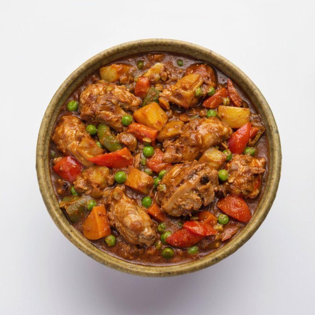 Chicken Afritada.